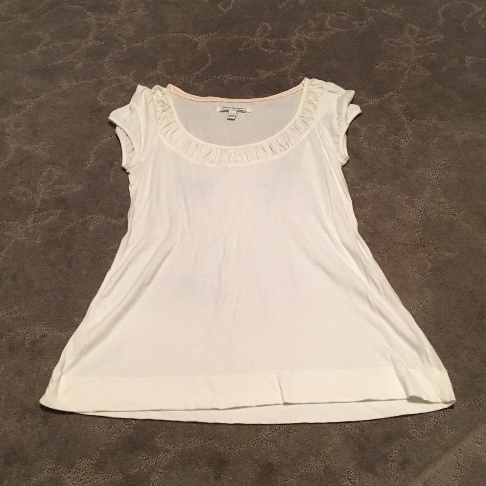 White American Eagle Tee